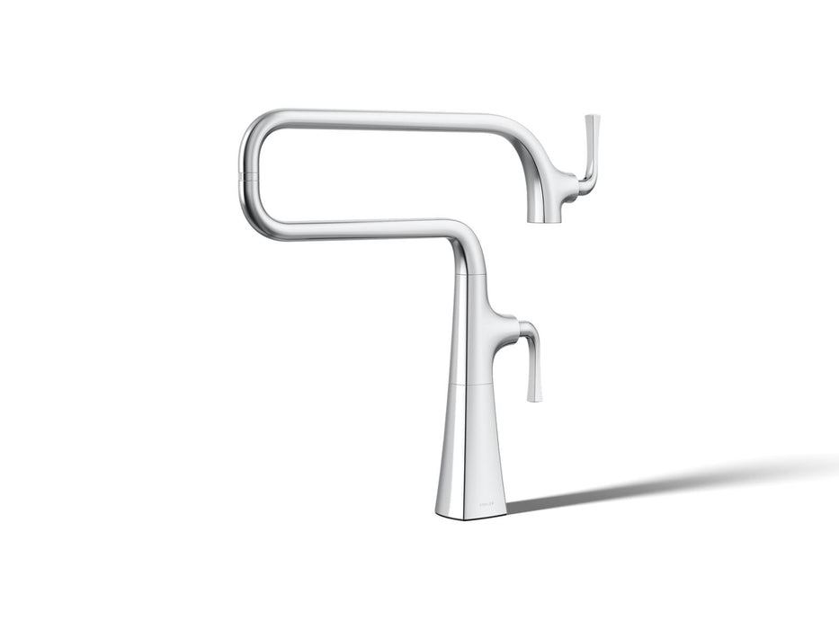 KOHLER Graze Deck-mount pot filler