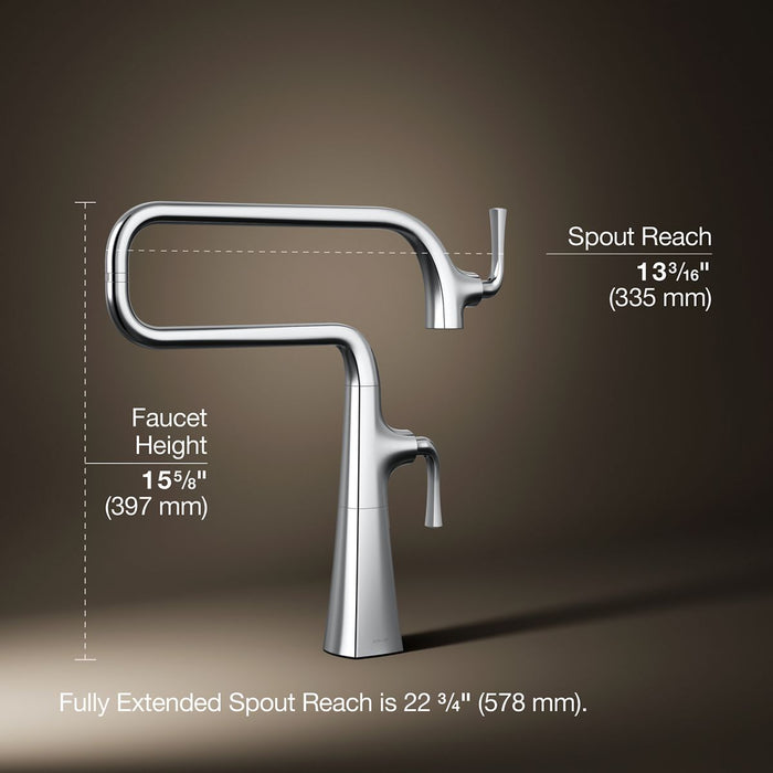 KOHLER Graze Deck-mount pot filler