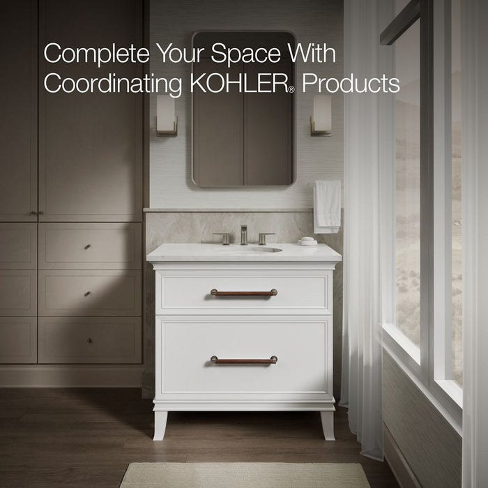 KOHLER Caxton 17" oval undermount bathroom sink