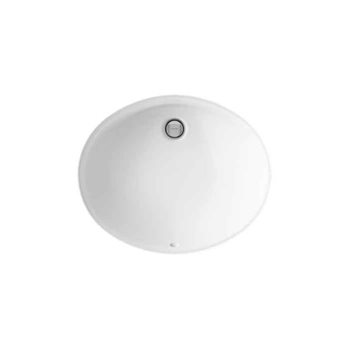 KOHLER Caxton 19-1/4" oval undermount bathroom sink