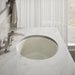 Kohler Caxton 19-1/4" oval undermount bathroom sink with glazed underside, no overflow
