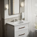 Kohler Caxton 19-1/4" oval undermount bathroom sink with glazed underside, no overflow