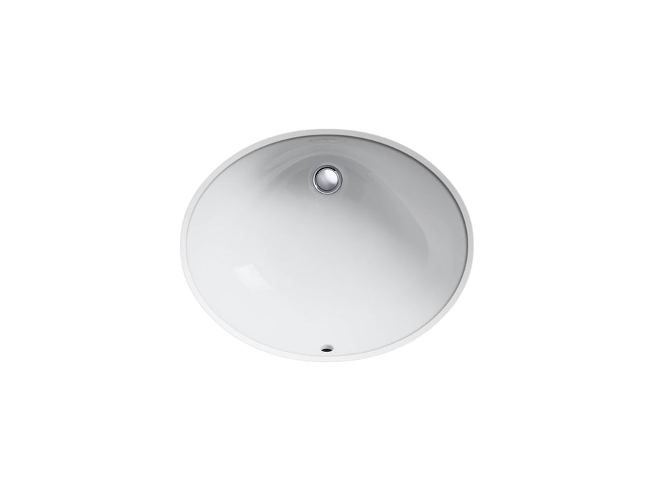 KOHLER K-2211 Caxton 21-1/4" oval undermount bathroom sink