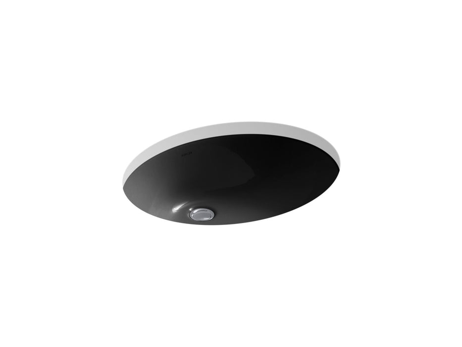 KOHLER Caxton 21-1/4" oval undermount bathroom sink