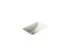 Kohler Ladena 21" rectangular undermount bathroom sink with glazed underside, no overflow