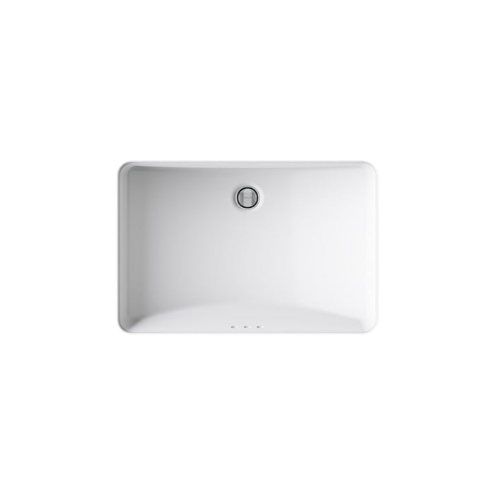 KOHLER K-2215 Ladena 23-1/4" rectangular undermount bathroom sink, white - view 3