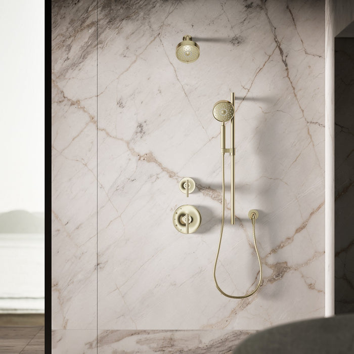 KOHLER K-22166 Purist Four-function handshower, 2.5 gpm, vibrant french gold - view 5