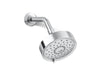 KOHLER K-22170 Purist Three-function showerhead, 2.5 gpm, polished chrome