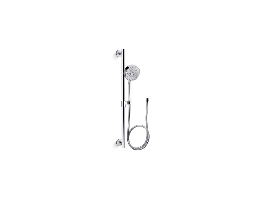 KOHLER K-22178 Purist 30" four-function handshower kit, 2.5 gpm, polished chrome