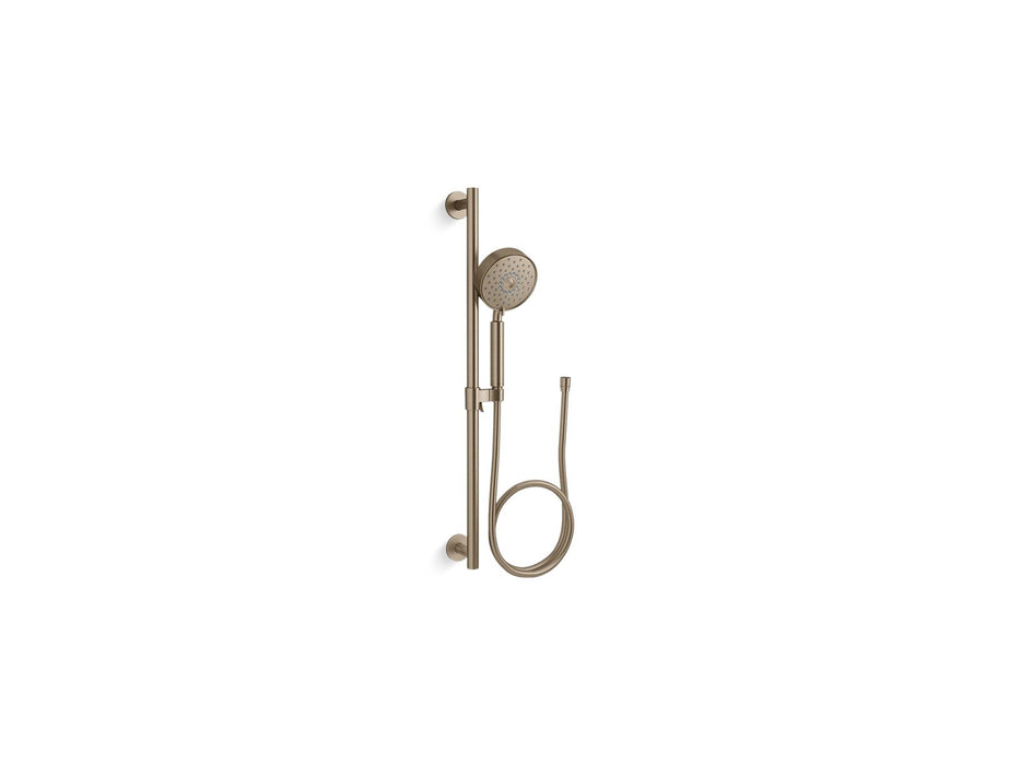 KOHLER K-22178-G Purist 30" four-function handshower kit, 1.75 gpm, vibrant brushed bronze