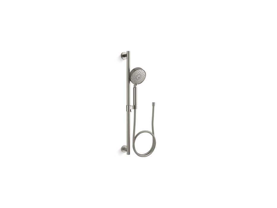 KOHLER K-22178-G Purist 30" four-function handshower kit, 1.75 gpm, vibrant brushed nickel