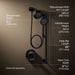 3/4 view of product with dimensions