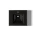 KOHLER K-2238-1 Memoirs 24-1/4" rectangular pedestal bathroom sink, black black - view 3