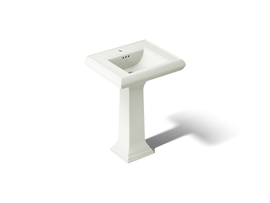 KOHLER K-2238-1 Memoirs 24-1/4" rectangular pedestal bathroom sink, dune