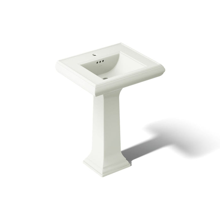 KOHLER K-2238-1 Memoirs 24-1/4" rectangular pedestal bathroom sink, dune - view 2