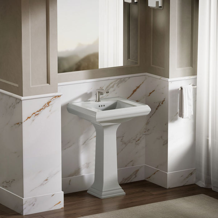 KOHLER K-2239-1 Memoirs Pedestal/console table bathroom sink basin with single faucet-hole drilling