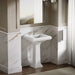 KOHLER KOHLER K-2239-1 Memoirs Pedestal/console table bathroom sink basin with single faucet-hole drilling