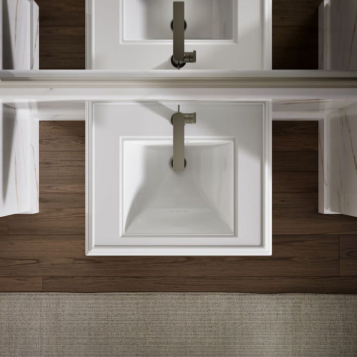 KOHLER K-2239-1 Memoirs Pedestal/console table bathroom sink basin with single faucet-hole drilling