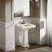 KOHLER KOHLER K-2239-4 Memoirs Pedestal/console table bathroom sink basin with 4" centerset faucet holes