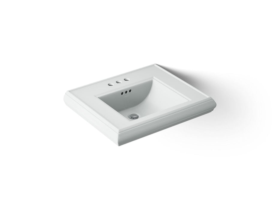 KOHLER KOHLER K-2239-4 Memoirs Pedestal/console table bathroom sink basin with 4" centerset faucet holes