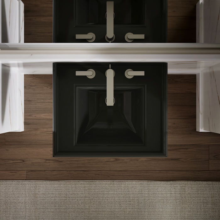 KOHLER K-2239-8 Memoirs Pedestal/console table bathroom sink basin with 8" widespread faucet holes