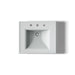 KOHLER KOHLER K-2239-8 Memoirs Pedestal/console table bathroom sink basin with 8" widespread faucet holes