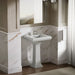 KOHLER KOHLER K-2239-8 Memoirs Pedestal/console table bathroom sink basin with 8" widespread faucet holes