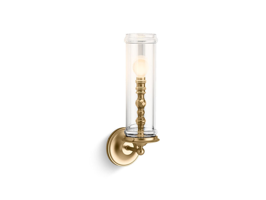 KOHLER K-22545-SC01 Damask One-light sconce, moderne brushed gold - view 2