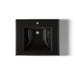 KOHLER K-2258-1 Memoirs 27-1/4" rectangular pedestal bathroom sink, black black - view 3