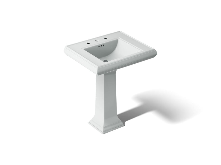 KOHLER K-2258-8 Memoirs 27-1/4" rectangular pedestal bathroom sink