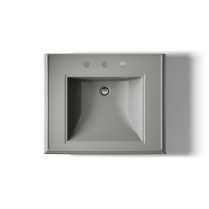 KOHLER K-2258-8 Memoirs 27-1/4" rectangular pedestal bathroom sink