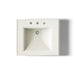 KOHLER KOHLER K-2259-8 Memoirs Pedestal/console table bathroom sink basin with 8" widespread faucet holes