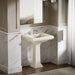 KOHLER KOHLER K-2259-8 Memoirs Pedestal/console table bathroom sink basin with 8" widespread faucet holes