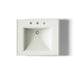 KOHLER KOHLER K-2259-8 Memoirs Pedestal/console table bathroom sink basin with 8" widespread faucet holes