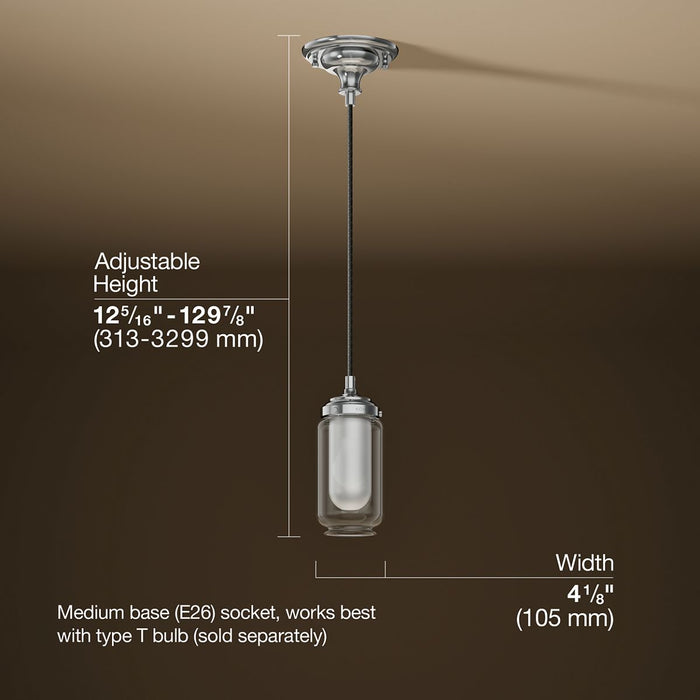 3/4 view of product with dimensions