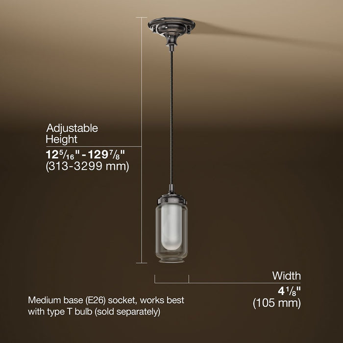 3/4 view of product with dimensions