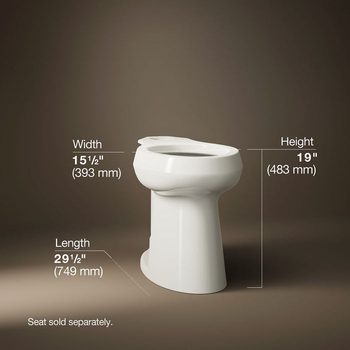 KOHLER KOHLER K-22661 Highline Tall elongated toilet bowl