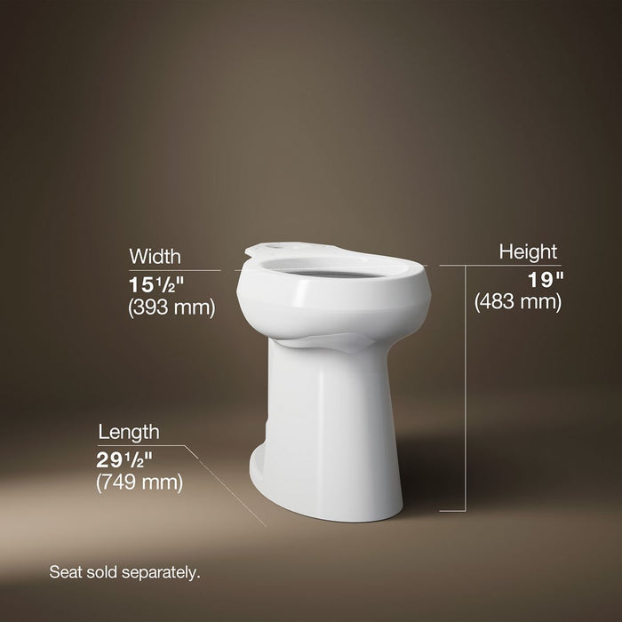 KOHLER KOHLER K-22661 Highline Tall elongated toilet bowl