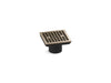 KOHLER Clearflo Square brass tile-in shower drain (drain body not included)