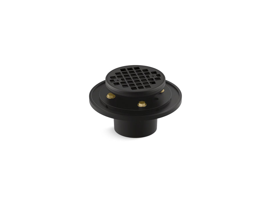 KOHLER Clearflo Round brass tile-in shower drain