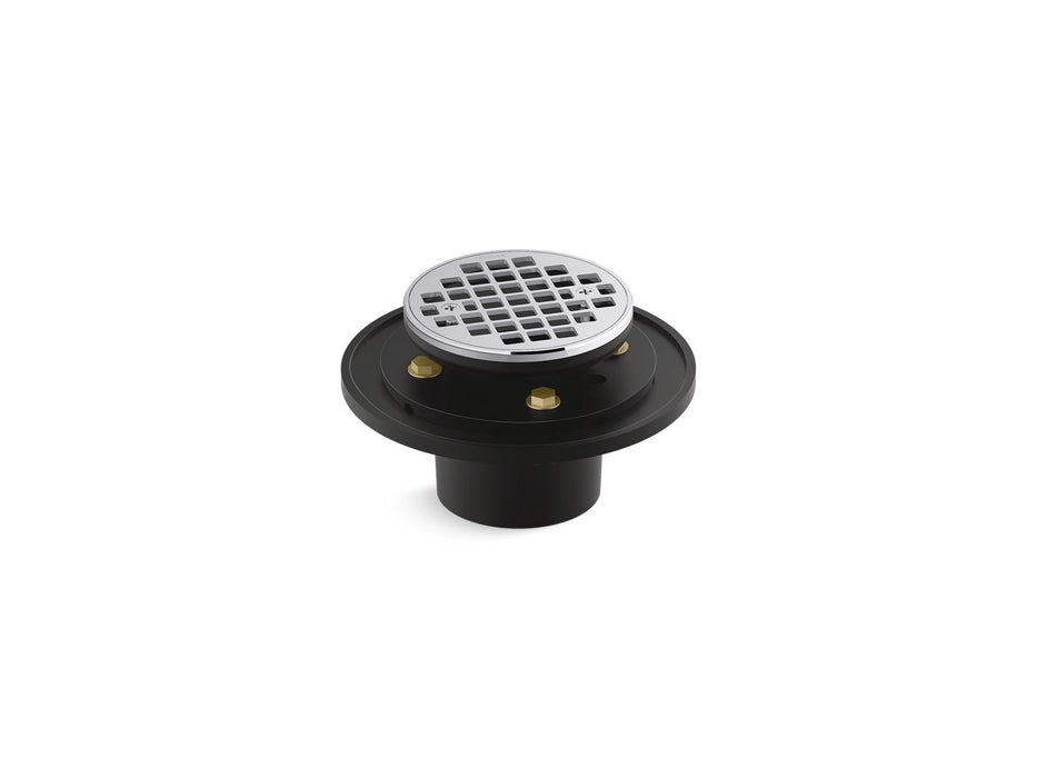 KOHLER Clearflo Round brass tile-in shower drain