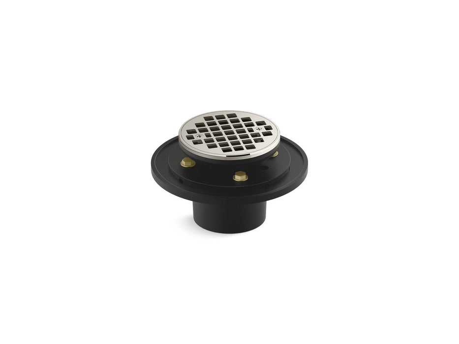 KOHLER Clearflo Round brass tile-in shower drain
