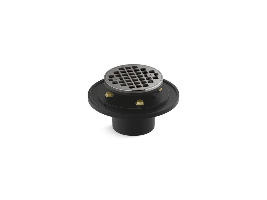 KOHLER Clearflo Round brass tile-in shower drain