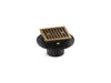KOHLER Clearflo Square brass tile-in shower drain