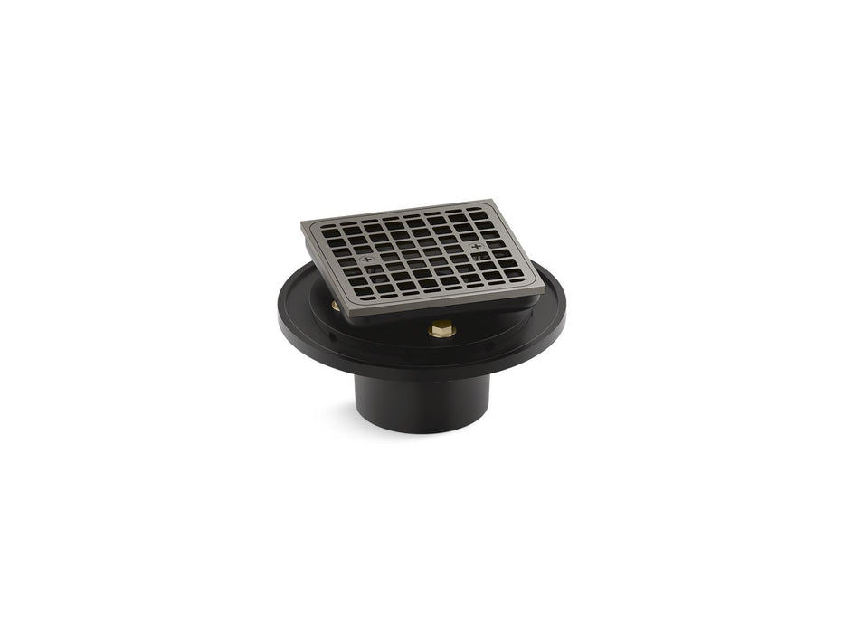 KOHLER Clearflo Square brass tile-in shower drain