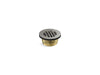 KOHLER Round brass shower receptor drain