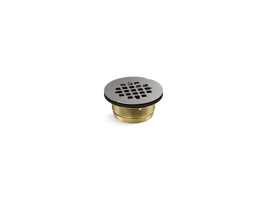KOHLER Round brass shower receptor drain