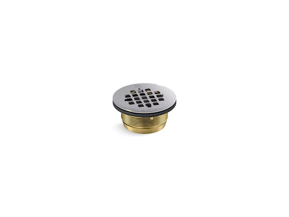 KOHLER Round brass shower receptor drain