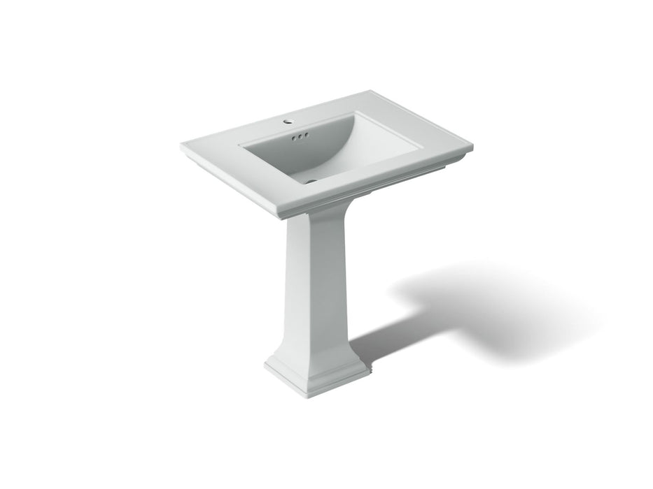 KOHLER K-2268-1 Memoirs 30-3/4" rectangular pedestal bathroom sink, ice grey