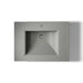 KOHLER K-2268-1 Memoirs 30-3/4" rectangular pedestal bathroom sink, thunder grey - view 4